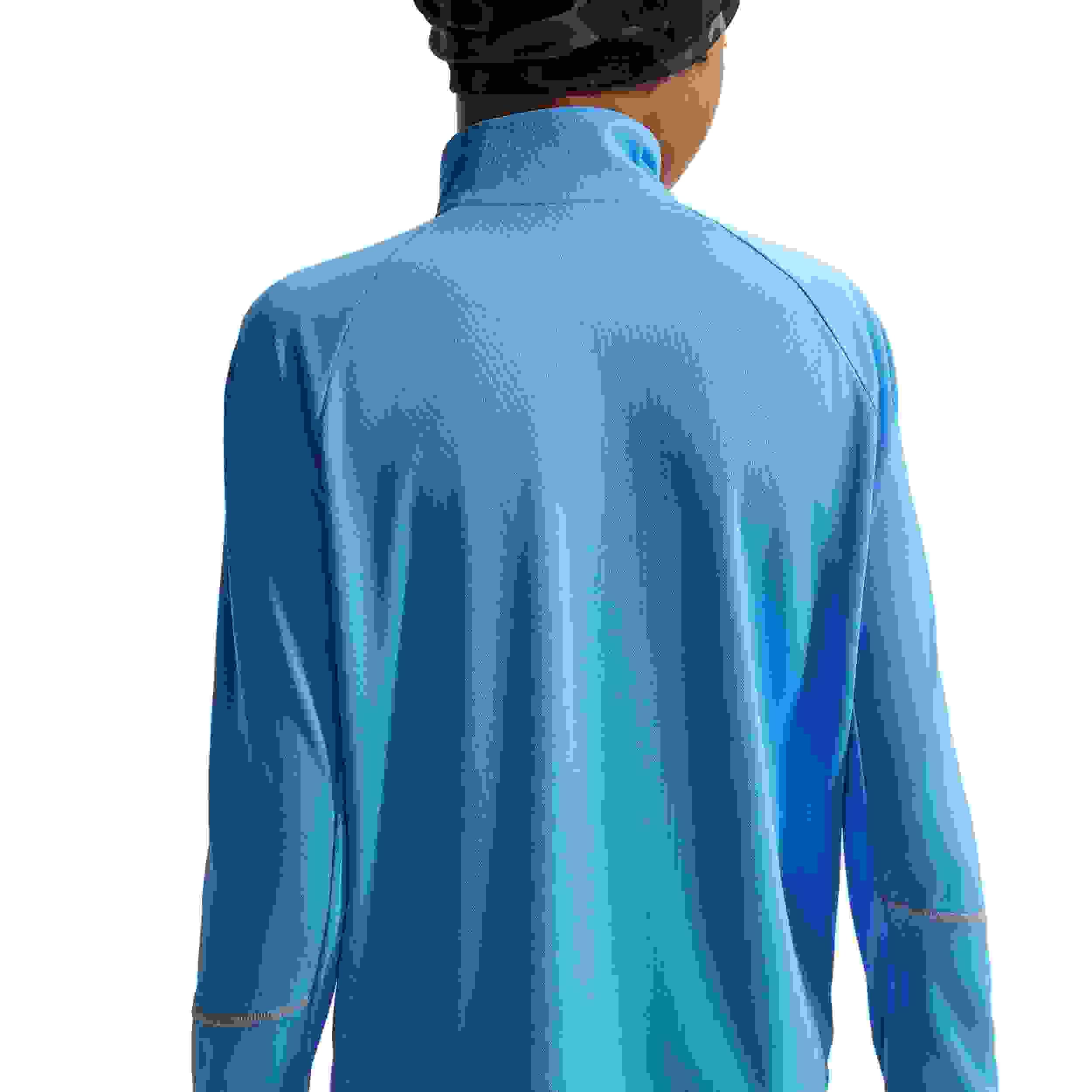 Nike Miler Big Kids' Blue Dri-FIT 1/2-Zip Top